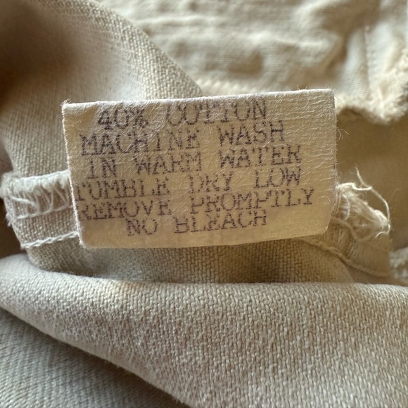 JOHNNY WAS COLLECTION Workman Denim Tencel Cotton Collard Zip Up Jacket VINTAGE - Picture 14 of 14